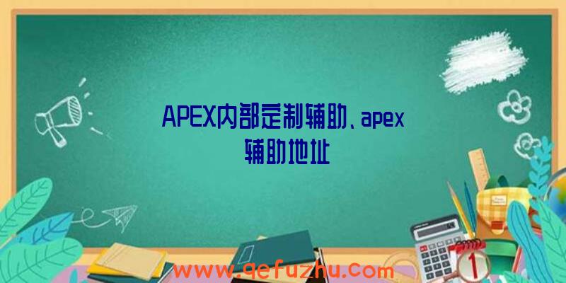 APEX内部定制辅助、apex